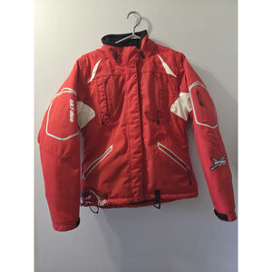 Ski-Doo BRP Small Winter Jacket Snowmobile Red Pre-Owned